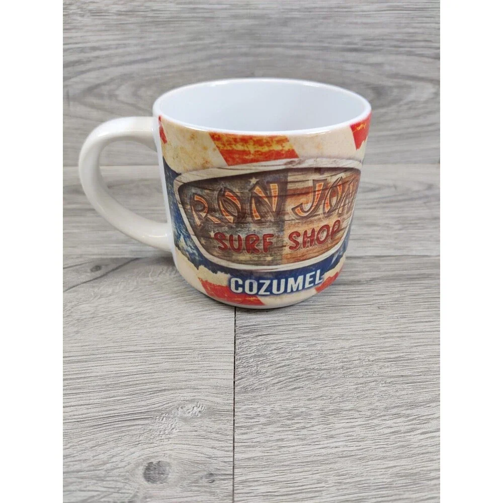 RON JON SURF SHOP Cozumel  CERAMIC 14OZ COFFEE TEA MUG